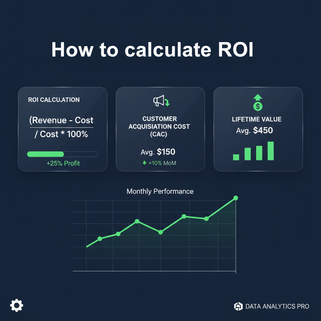 Gráfico financeiro demonstrando como calcular o ROI em negócios