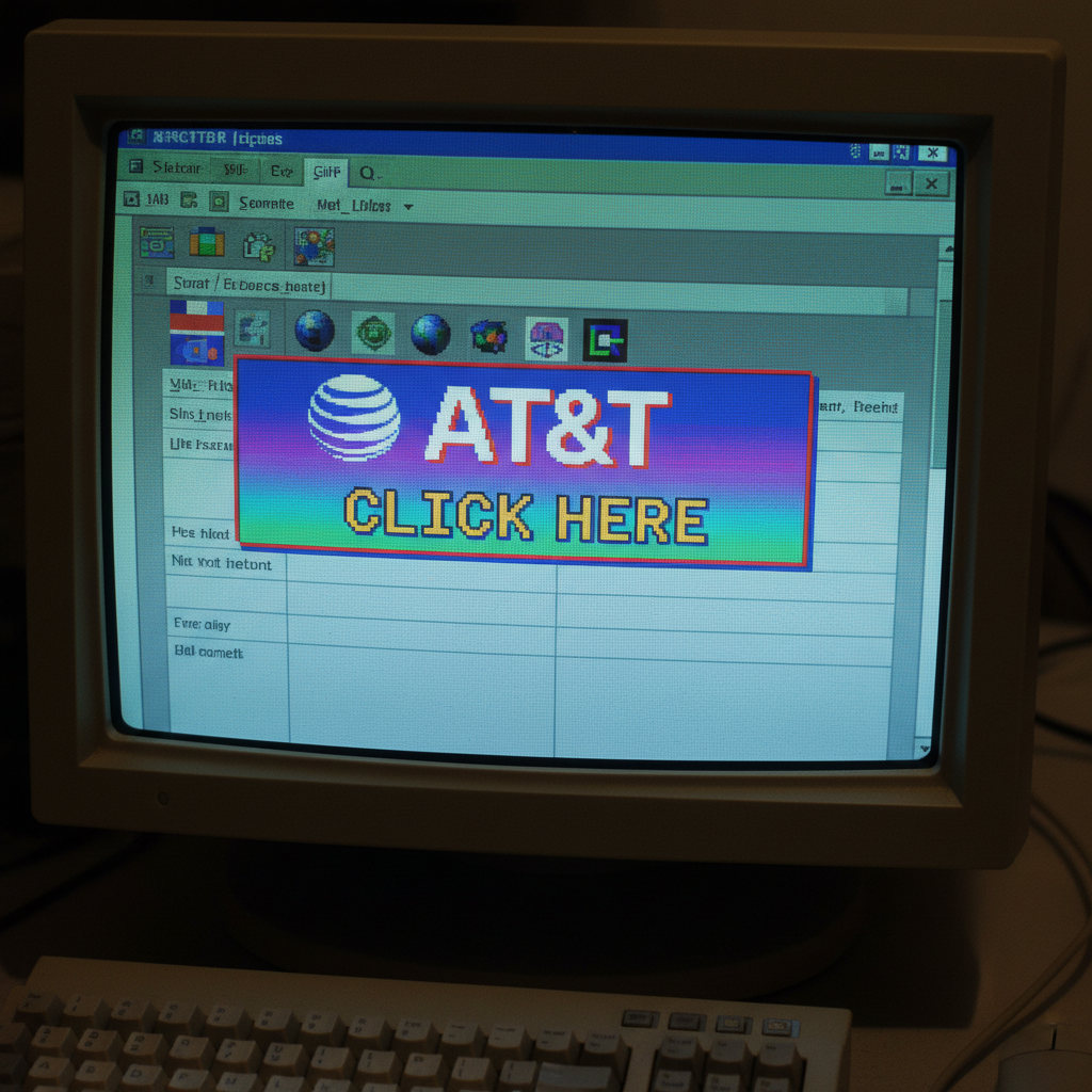 Primeiro banner clicável da internet criado pela AT&T em 1994