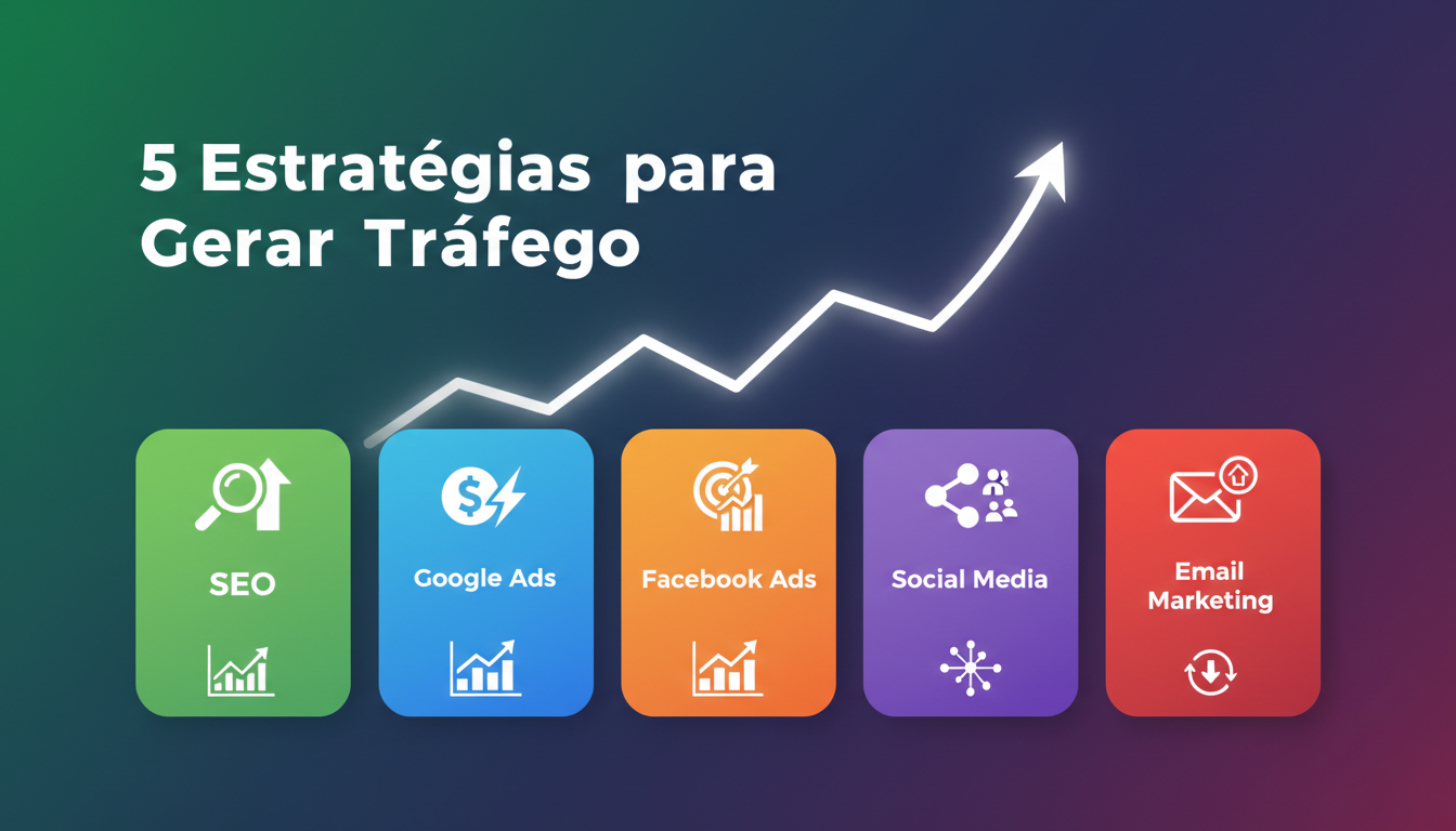 Guia completo: como gerar tráfego para um site novo com estratégias gratuitas e pagas