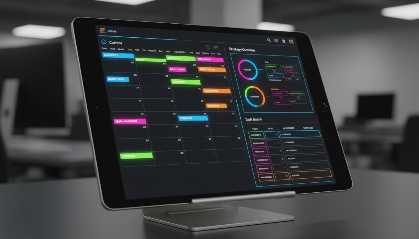Calendário editorial e planejamento estratégico de conteúdo para crescer no TikTok