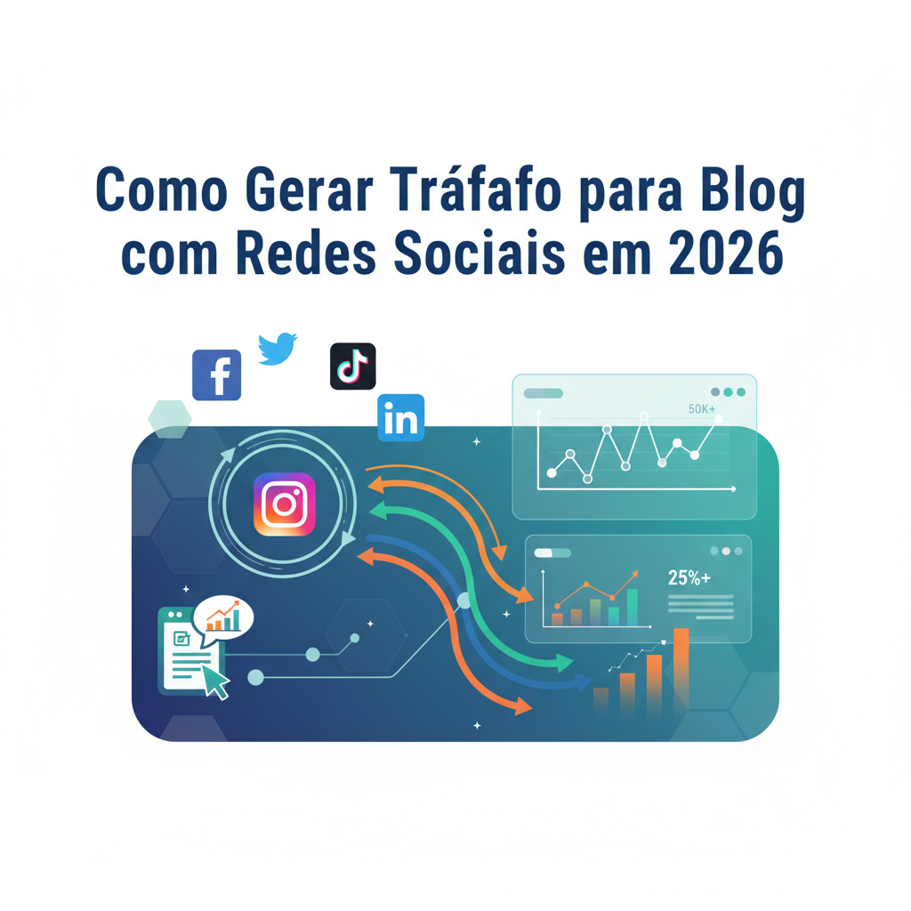 Estratégias de marketing digital para gerar tráfego para blog com redes sociais
